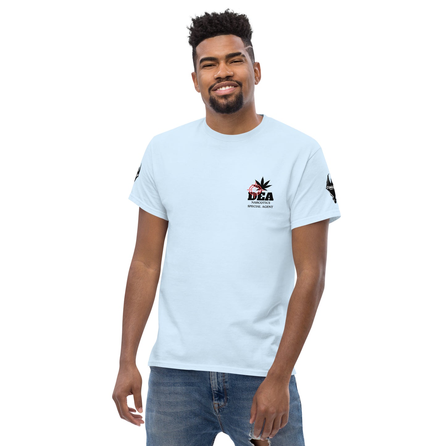 DEA Narcotics Special Agent Tee (Department Marijuana) Back Placement