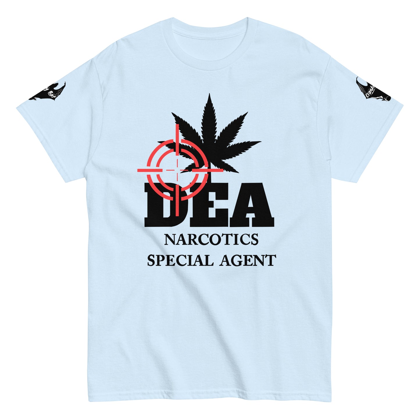 DEA Narcotics Special Agent Tee (Department Marijuana) Front Placement