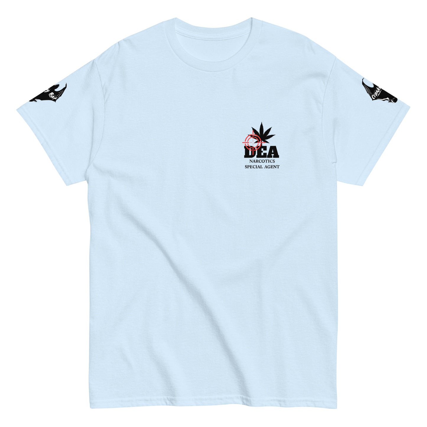 DEA Narcotics Special Agent Tee (Department Marijuana) Back Placement
