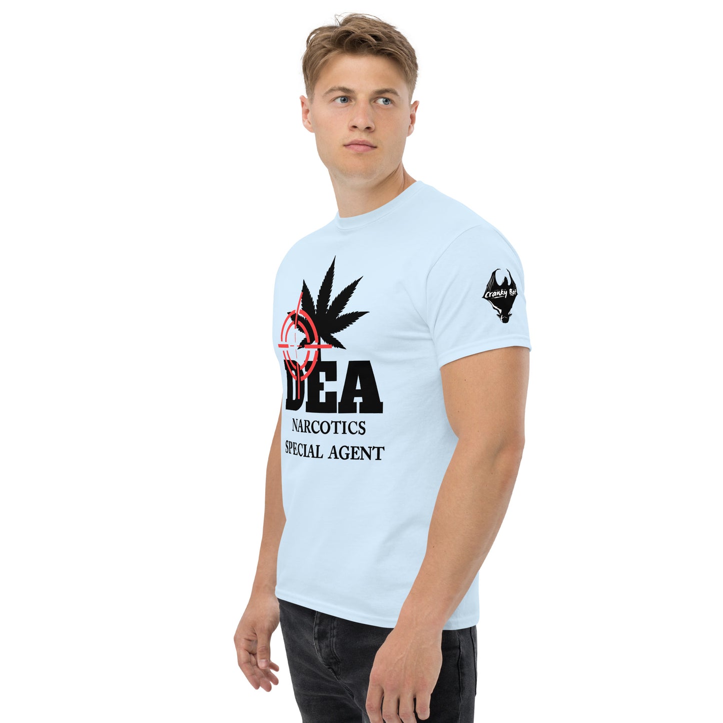 DEA Narcotics Special Agent Tee (Department Marijuana) Front Placement