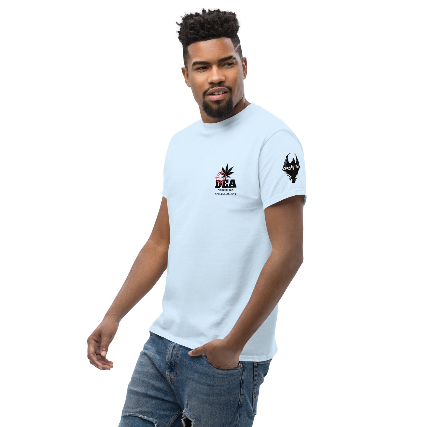 DEA Narcotics Special Agent Tee (Department Marijuana) Back Placement