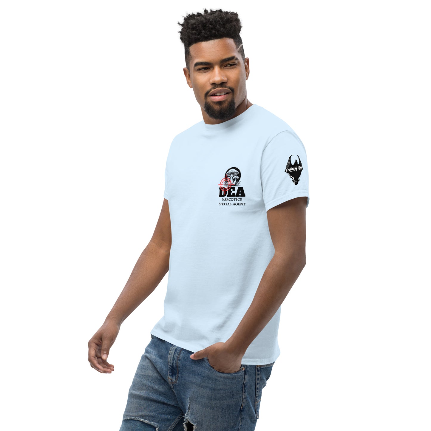 DEA Narcotics Special Agent Tee (Department Marijuana) Back Placement