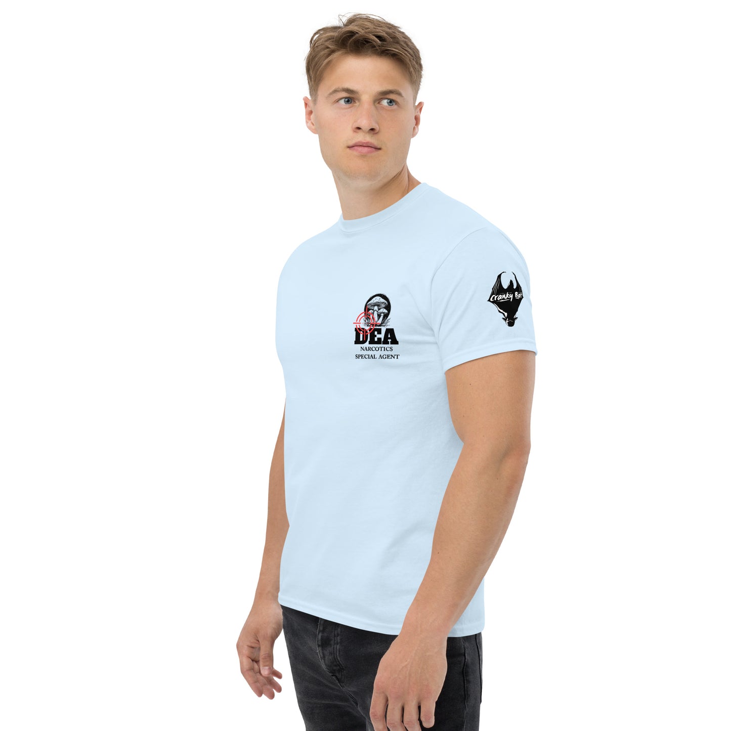 DEA Narcotics Special Agent Tee (Department Marijuana) Back Placement
