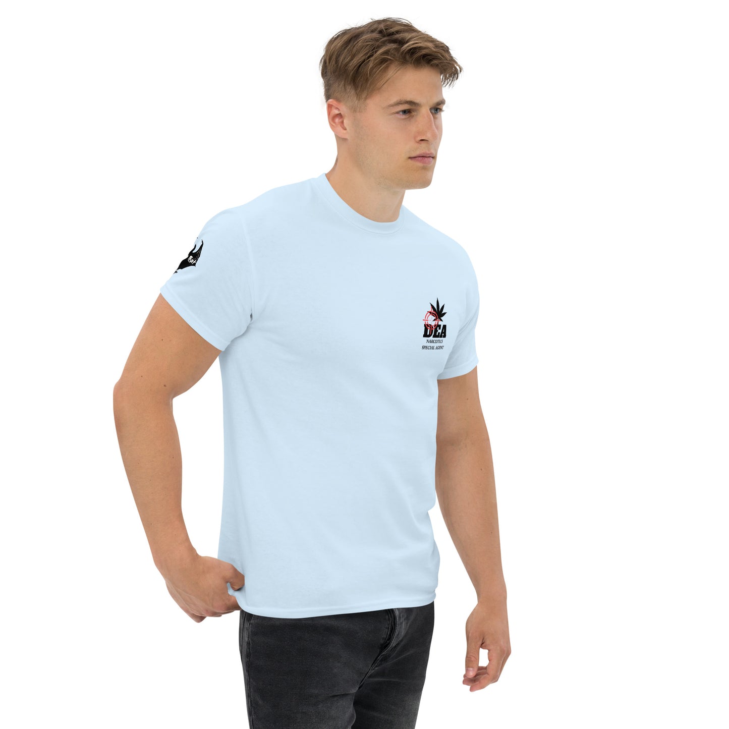 DEA Narcotics Special Agent Tee (Department Marijuana) Back Placement