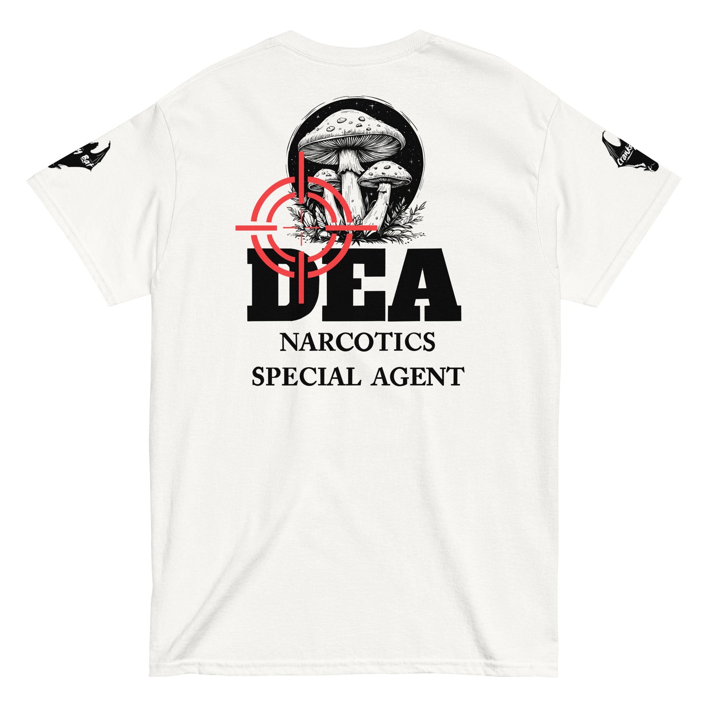 DEA Narcotics Special Agent Tee (Department Marijuana) Back Placement
