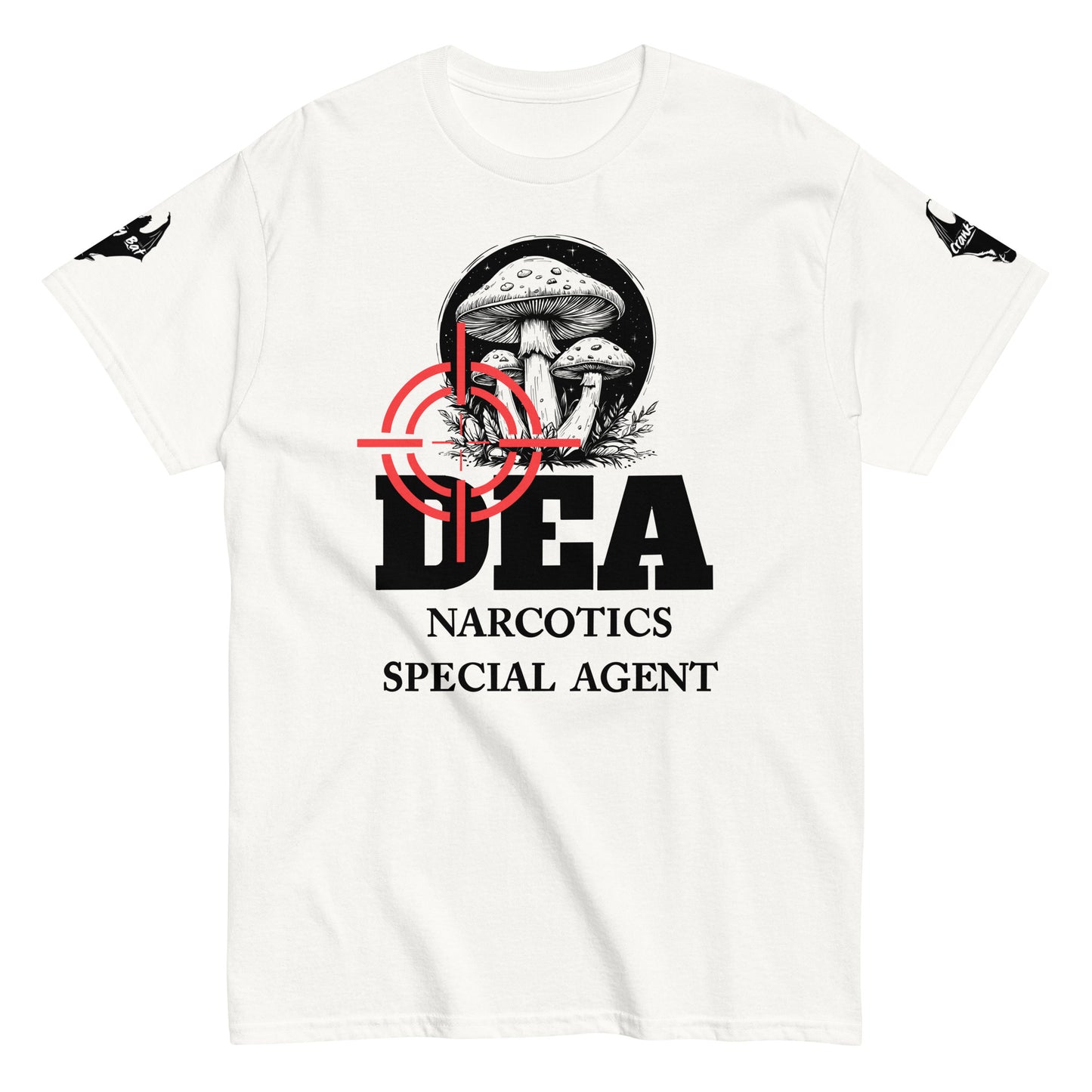DEA Narcotics Special Agent Tee (Department Psychedelics) Front Placement
