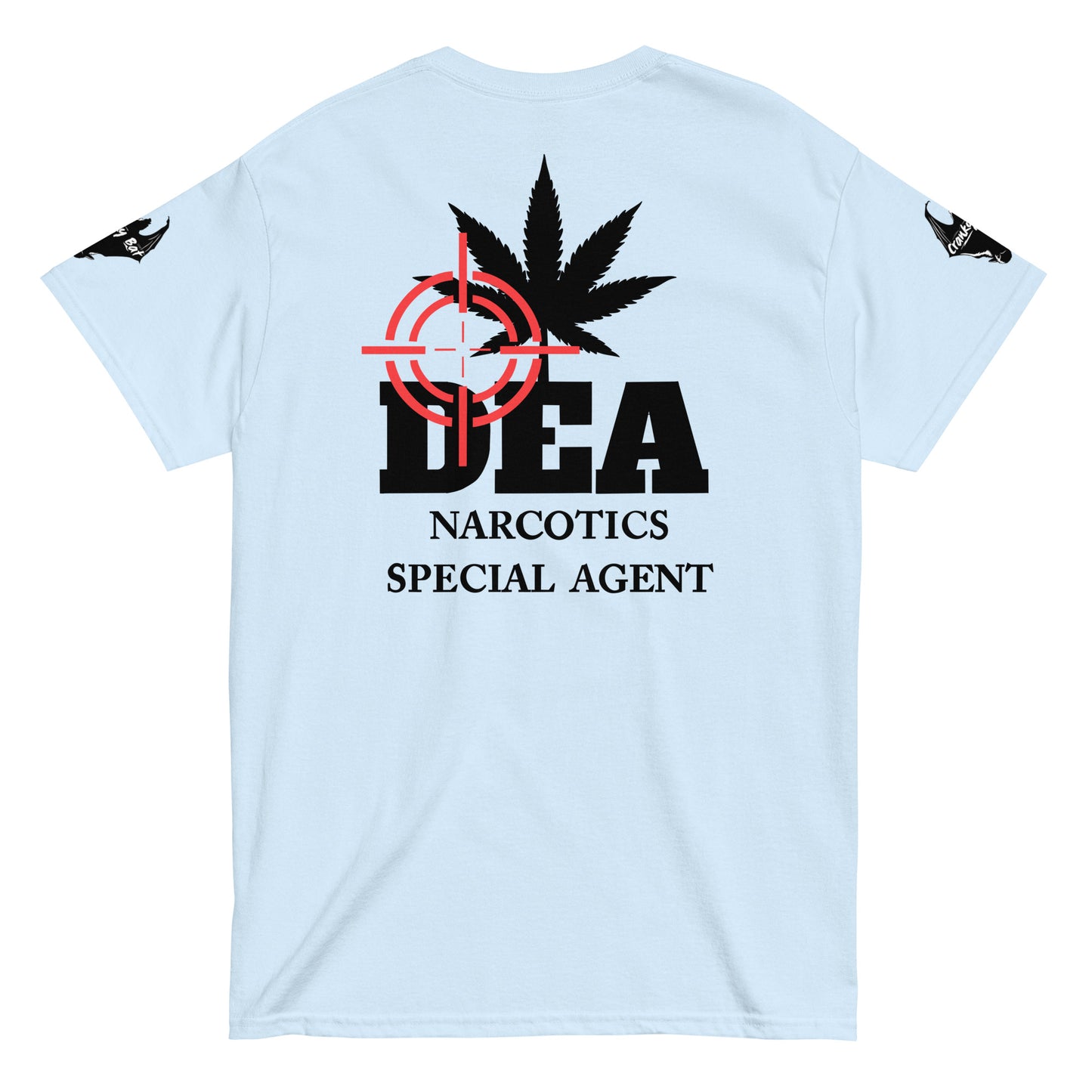 DEA Narcotics Special Agent Tee (Department Marijuana) Back Placement