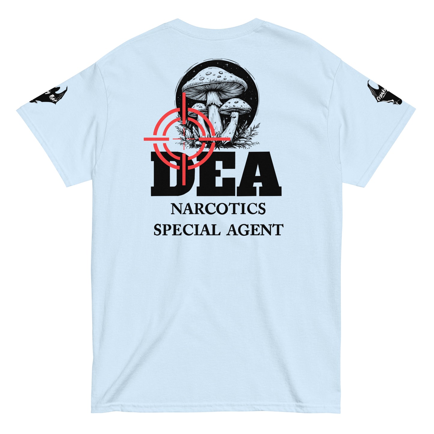 DEA Narcotics Special Agent Tee (Department Marijuana) Back Placement