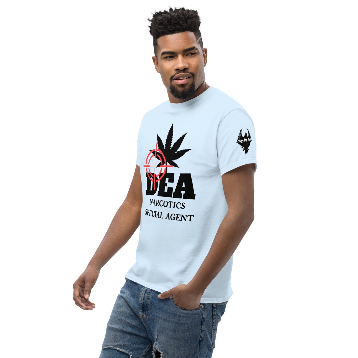 DEA Narcotics Special Agent Tee (Department Marijuana) Front Placement