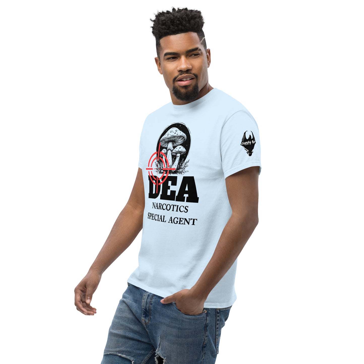 DEA Narcotics Special Agent Tee (Department Psychedelics) Front Placement