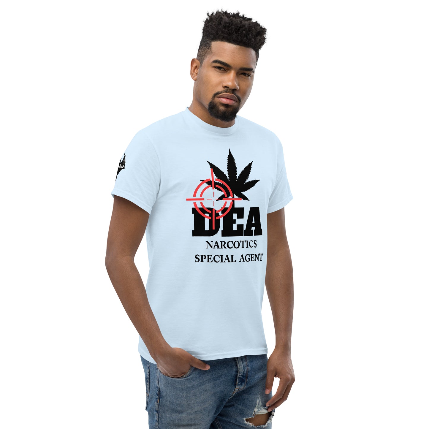DEA Narcotics Special Agent Tee (Department Marijuana) Front Placement
