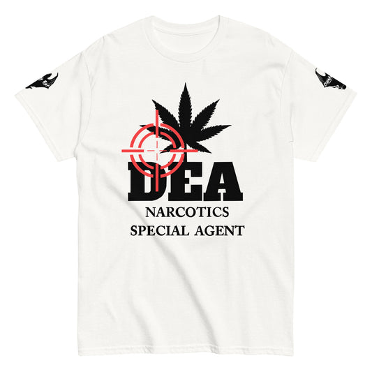 DEA Narcotics Special Agent Tee (Department Marijuana) Front Placement