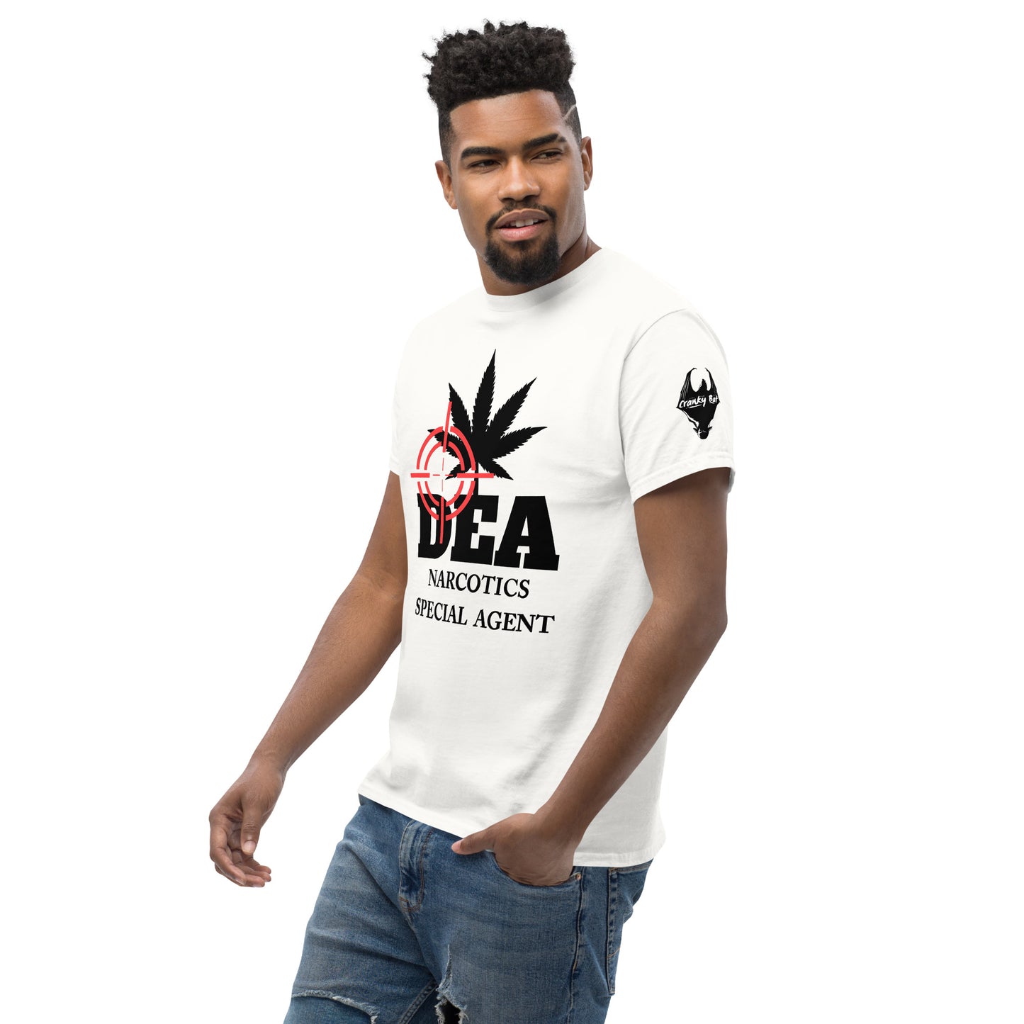 DEA Narcotics Special Agent Tee (Department Marijuana) Front Placement