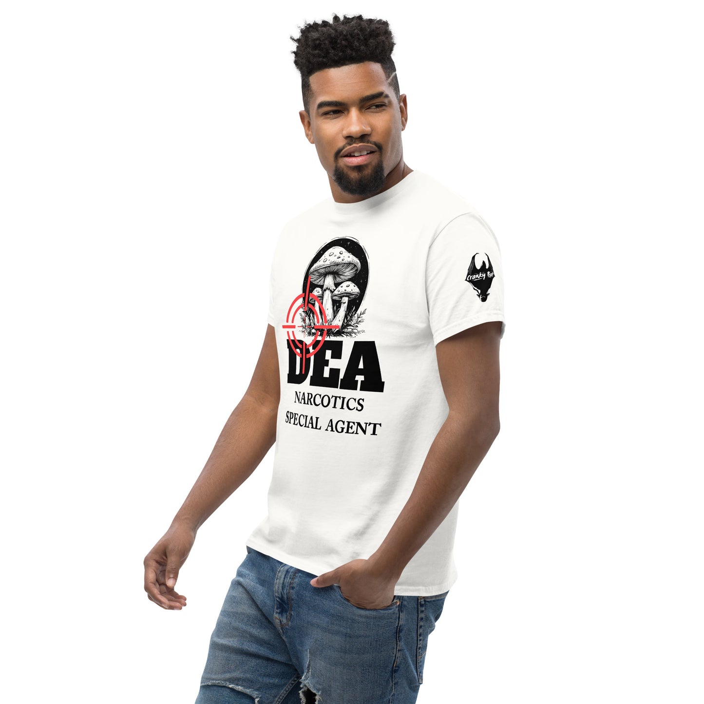 DEA Narcotics Special Agent Tee (Department Psychedelics) Front Placement