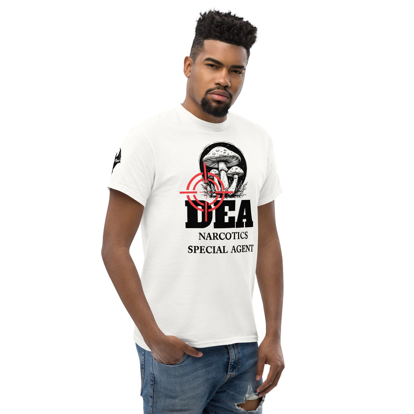 DEA Narcotics Special Agent Tee (Department Psychedelics) Front Placement